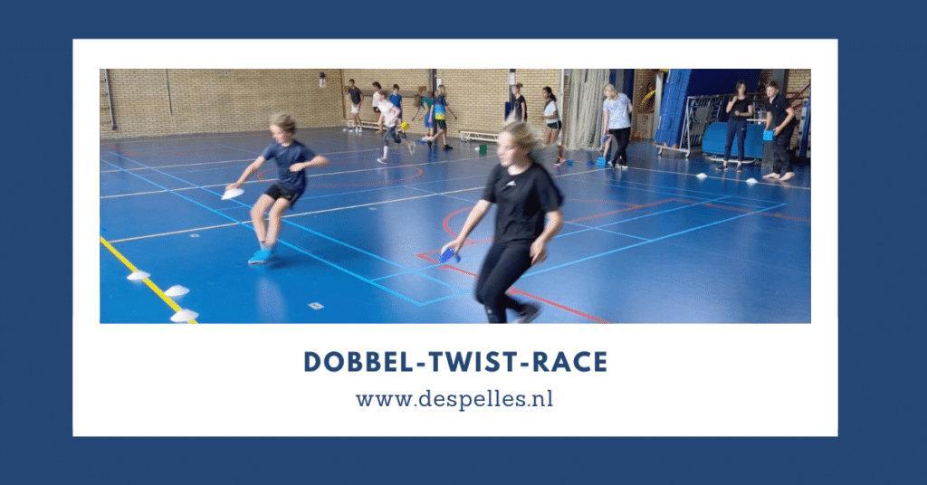 Dobbel-Twist-Race in de gymles