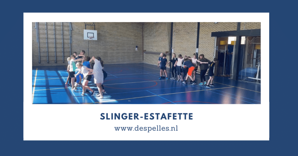 Slinger-Estafette in de gymles