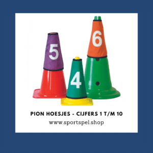 Pion hoesjes - Cijfers 1 t:m 10