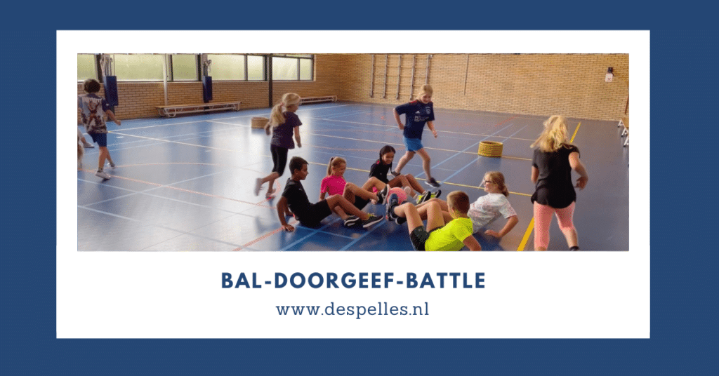 Bal-Doorgeef-Battle in de gymles