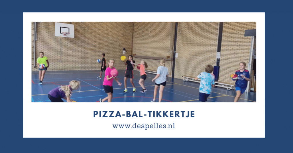 Pizza-Bal-Tikkertje in de gymles