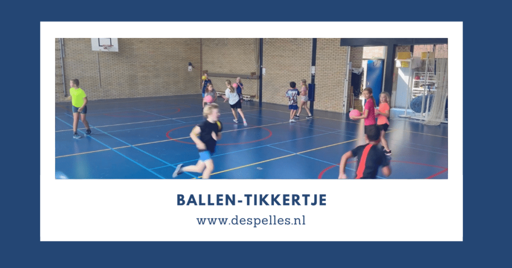 Ballen-Tikkertje in de gymles