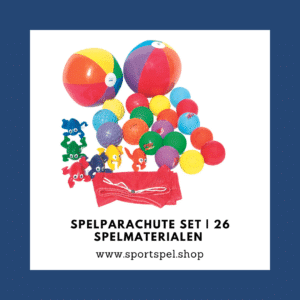 Spelparachute set | 26 spelmaterialen