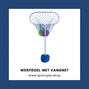 Werpdoel met vangnet | Verstelbaar | Inclusief twee discs