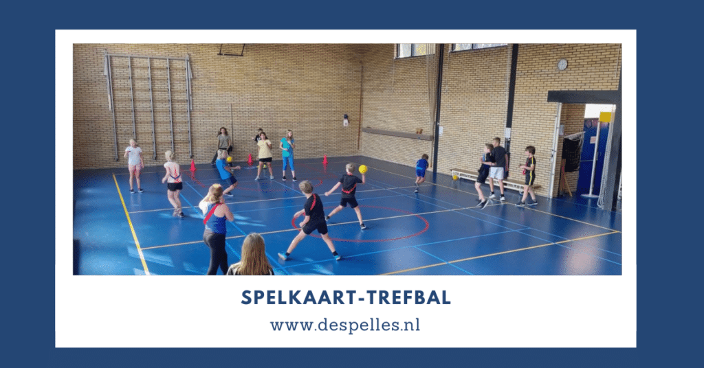 Spelkaart Trefbal in de gymles