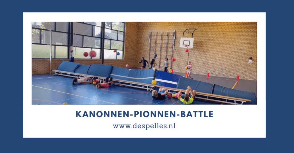 Kanonnen-Pionnen-Battle in de gymles