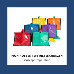 Pion Hoezen | A-4 formaat | Set van 6 | Bewegend leren - Sportdag