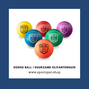 Dodge Ball | Duurzame olifantenhuid | 16 cm | Diverse kleuren