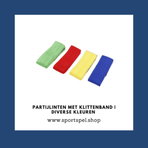Partijlinten met klittenband | Diverse kleuren