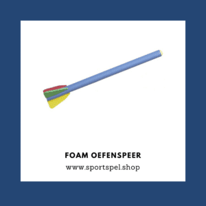 Foam oefenspeer | Zachte oefenspeer van gekleurd schuim