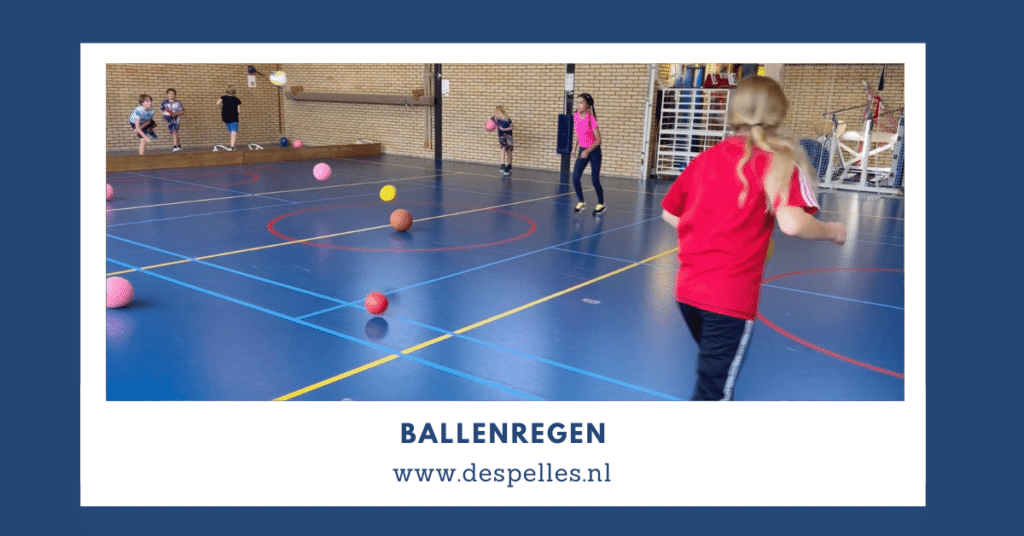 Ballenregen in de gymles