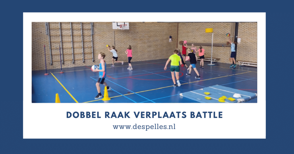 Dobbel-Raak-Verplaats-Battle in de gymles