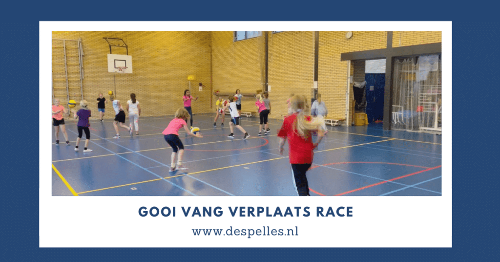 Gooi Vang Verplaats Race in de gymles