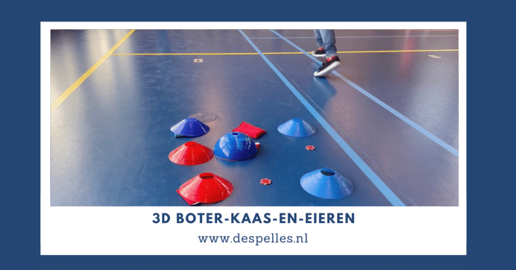 3D Boter-Kaas-En-Eieren in de gymles