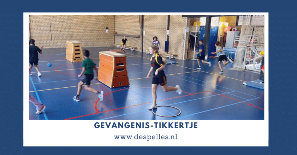 Gevangenis-Tikkertje in de gymles