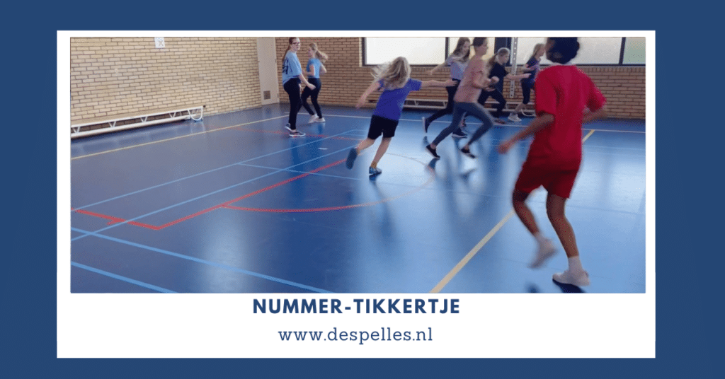 Nummer-Tikkertje in de gymles