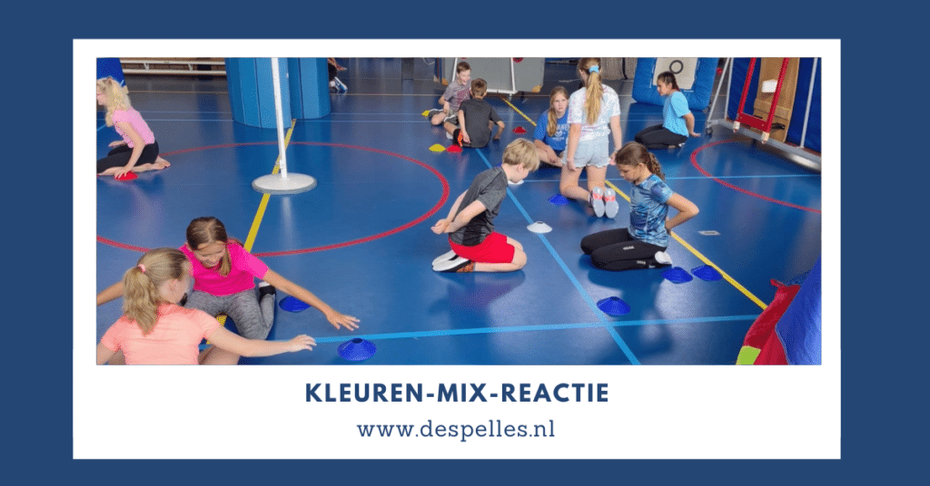 Kleuren-Mix-Reactie in de gymles