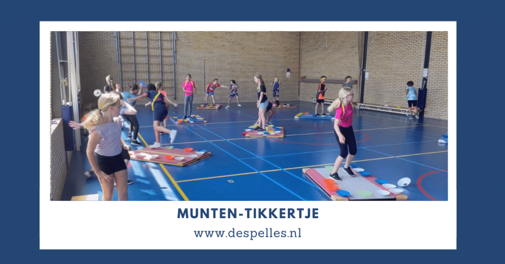 Munten-Tikkertje in de gymles