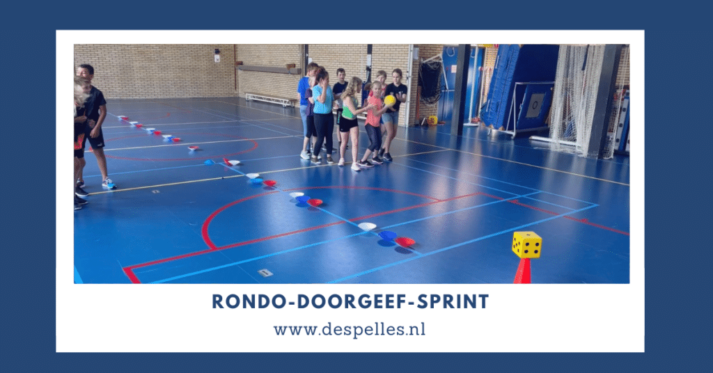 Rondo-Doorgeef-Sprint in de gymles