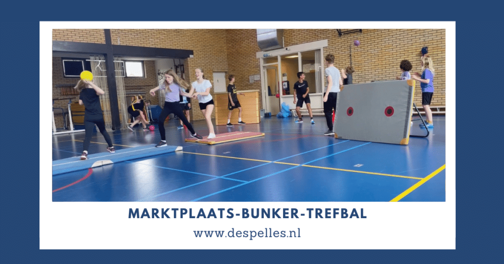 Marktplaats-Bunker-Trefbal in de gymles