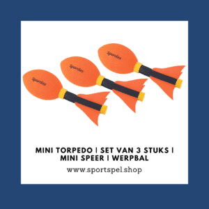 Mini Torpedo | Set van 3 stuks | Mini Speer | Werpbal