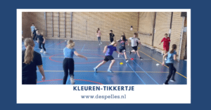 Kleuren-Tikkertje in de gymles