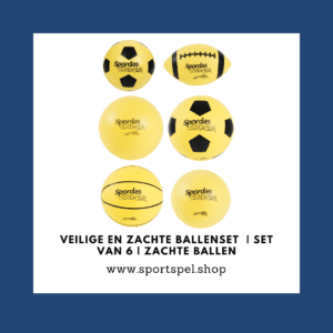 Veilige en zachte ballenset set van 6
