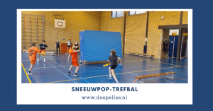 Sneeuwpop-Trefbal in de gymles