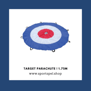 Spelparachute met target | 1.75 m | 8 handgrepen