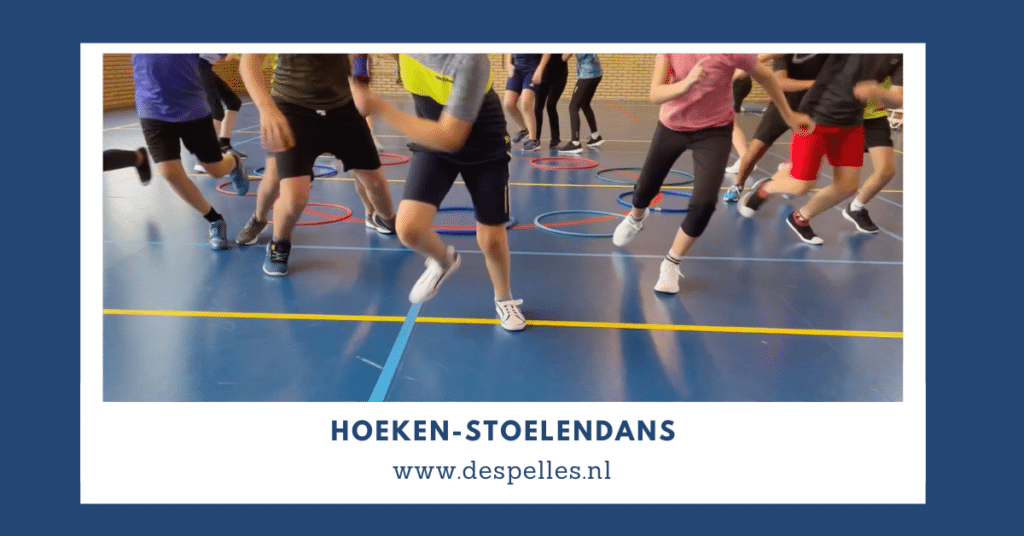 Hoeken-Stoelendans in de gymles