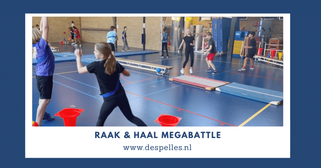 Raak en Haal Megabattle in de gymles