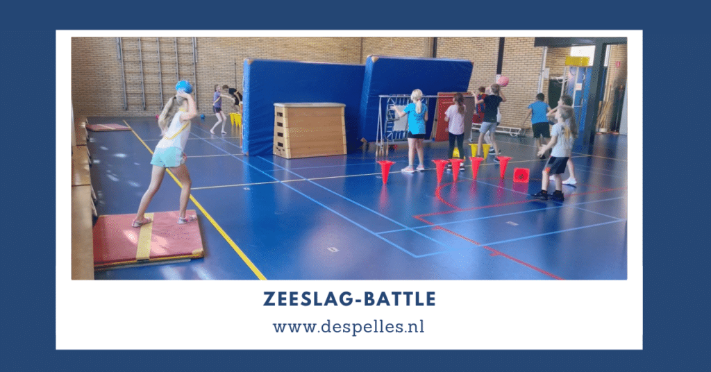 Zeeslag-Battle in de gymles