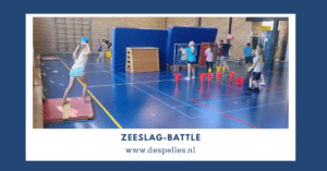 Zeeslag-Battle in de gymles