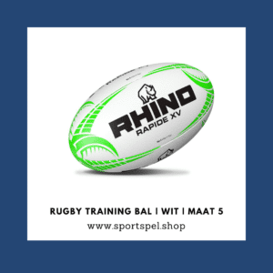Rugby Training Bal | Wit | Maat 5
