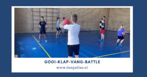 Gooi-Klap-Vang-Battle in de gymles