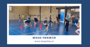 Missie-Tikkertje in de gymles