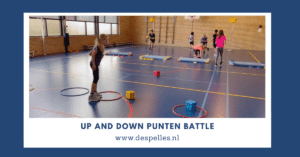 Up and down punten battle in de gymles