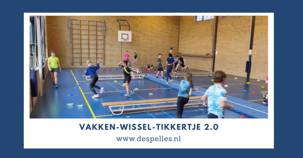 Vakken-Wissel-Tikkertje in de gymles