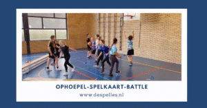 Ophoepel-Spelkaart-Battle in de gymles