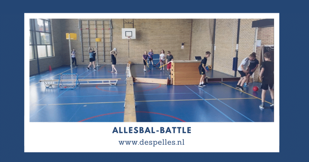 Allesbal-Battle in de gymles