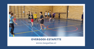 Overgooi-Estafette in de gymles