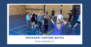 Spelkaart-Sorteer-Battle in de gymles