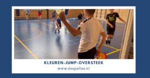 Kleuren-Jump-Oversteek in de gymles