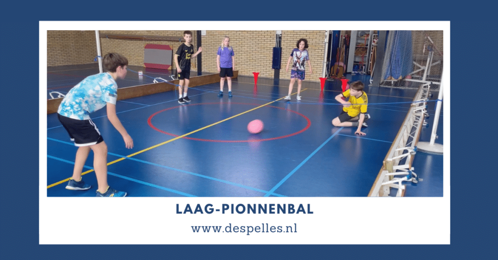 Laag-Pionnenbal in de gymles