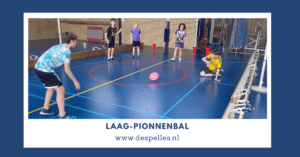 Laag-Pionnenbal in de gymles
