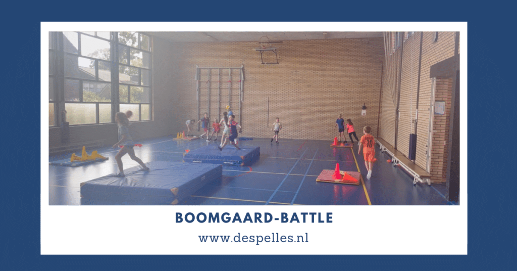 Boomgaard-Battle in de gymles