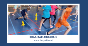 Draairad-Tikkertje in de gymles