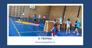 X-Trefbal in de gymles