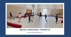 Missie-Parcours-Tikkertje in de gymles